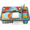 DRIM DISCOUNT Escurridor Platos Infantil con Accesorios- Juegos Y Juguetes De Imitación