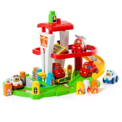 MOLTO Estación de Bomberos con Coche- Primera Infancia Y Preescolar