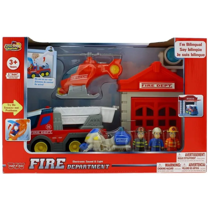 DRIM DISCOUNT Estación de Bomberos Infantil- Figuras Y Figuras De Acción