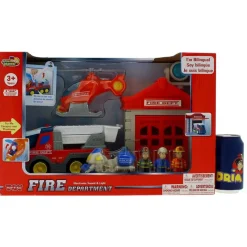 DRIM DISCOUNT Estación de Bomberos Infantil- Figuras Y Figuras De Acción