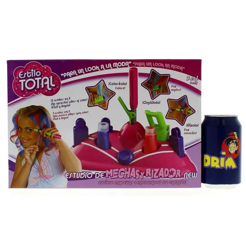 BIZAK Estilo Total Estudio de Mechas y Rizador New- Juegos Y Juguetes De Imitación