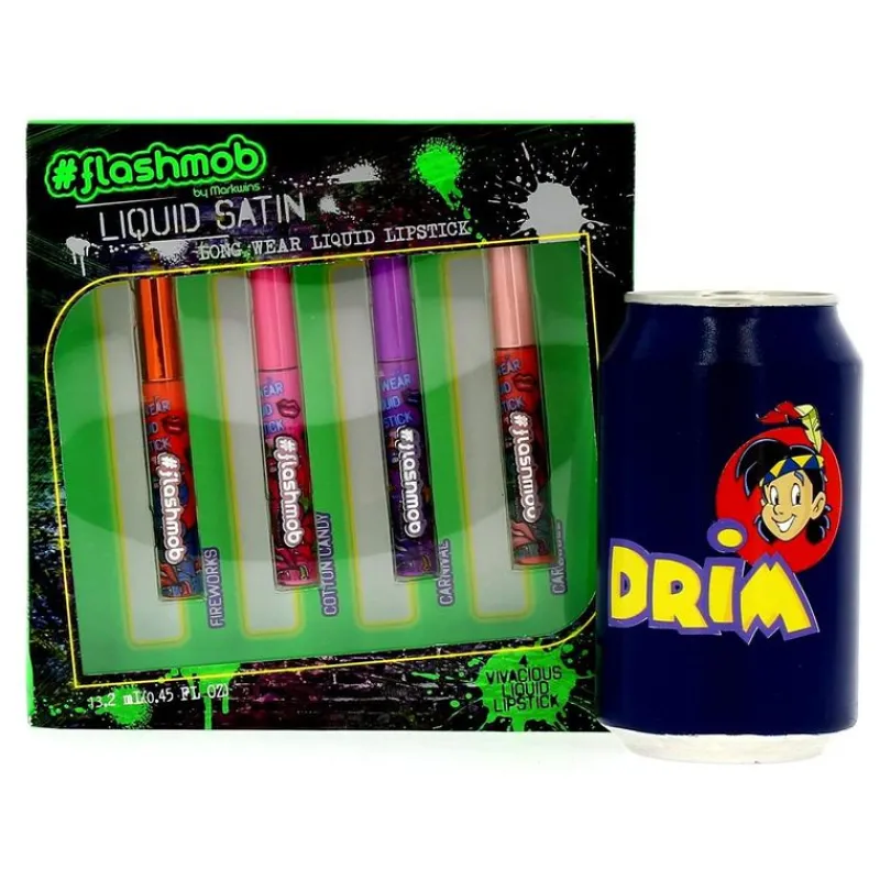 MARKWINS Juegos Y Juguetes De Imitación|Estuche de 4 Barras de Labios para Niñas