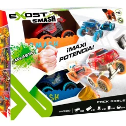 BIZAK Exost Smash & Go Pack Doble- Vehículos, Trenes Y Parkings