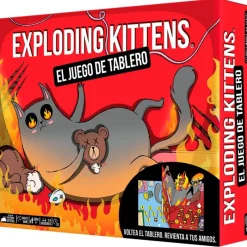 ASMODEE Amigos Y Familia|Juegos De Mesa|Exploding Kittens el Juego de Tablero