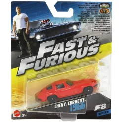 MATTEL Fast & Furious Vehículo Chevy Corvette 1966- Vehículos, Trenes Y Parkings