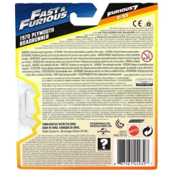 MATTEL Vehículos, Trenes Y Parkings|Fast & Furious Vehículo Plymouth Roadrunner 1970
