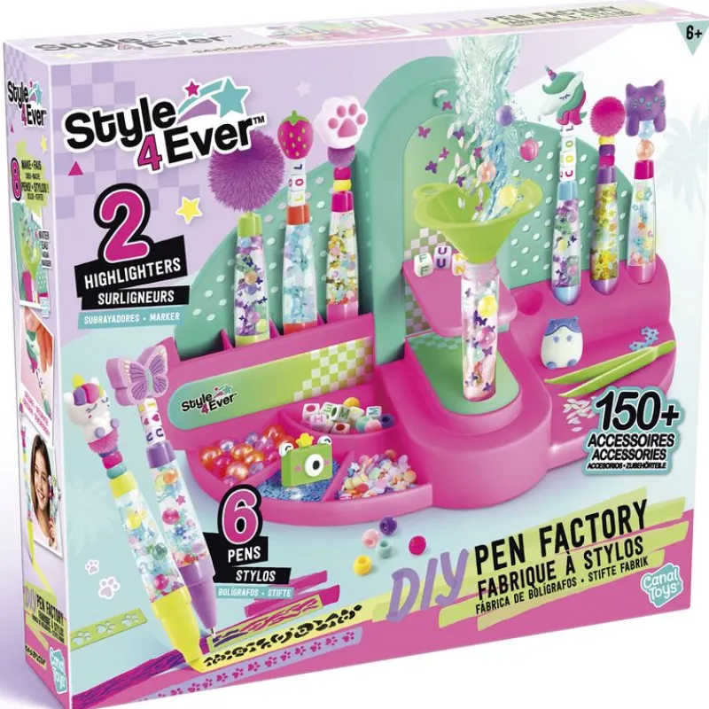 CANAL TOYS Fábrica de Bolígrafos y Subrayadores- Manualidades