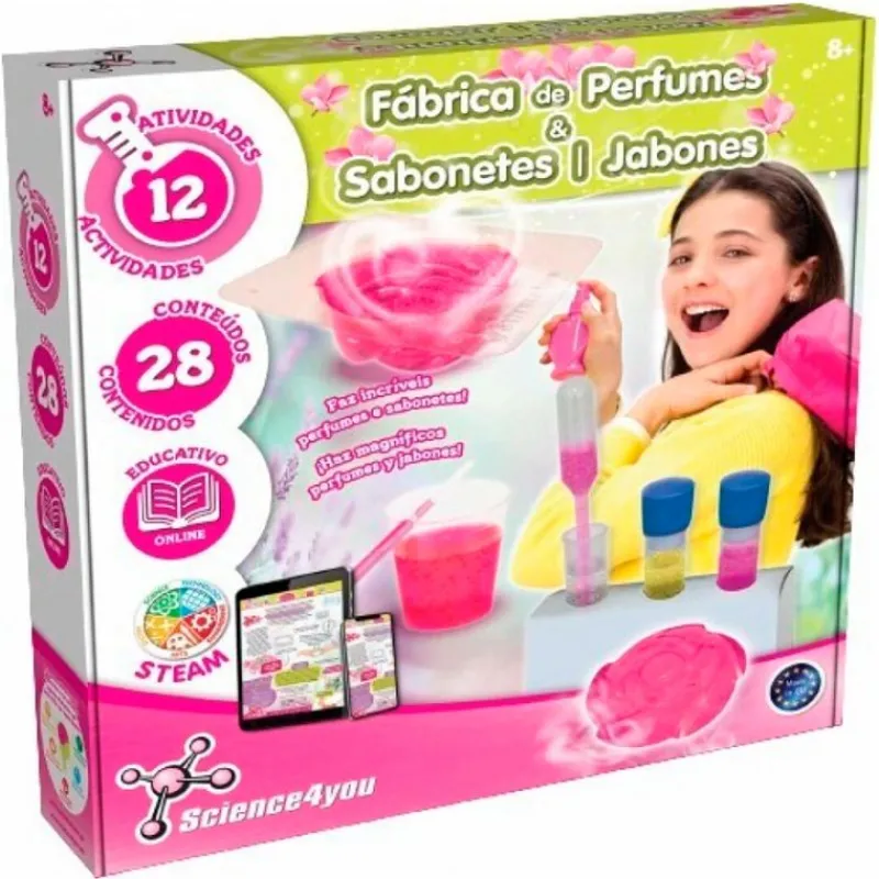 SCIENCE 4 YOU Fábrica de Perfumes y Jabones- Manualidades