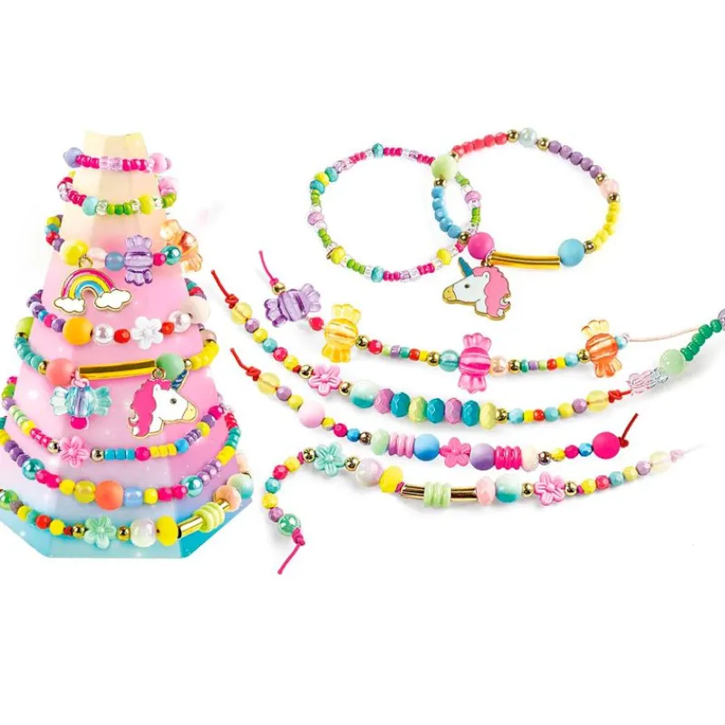 CLEMENTONI Fábrica de Pulseras Unicornio- Manualidades