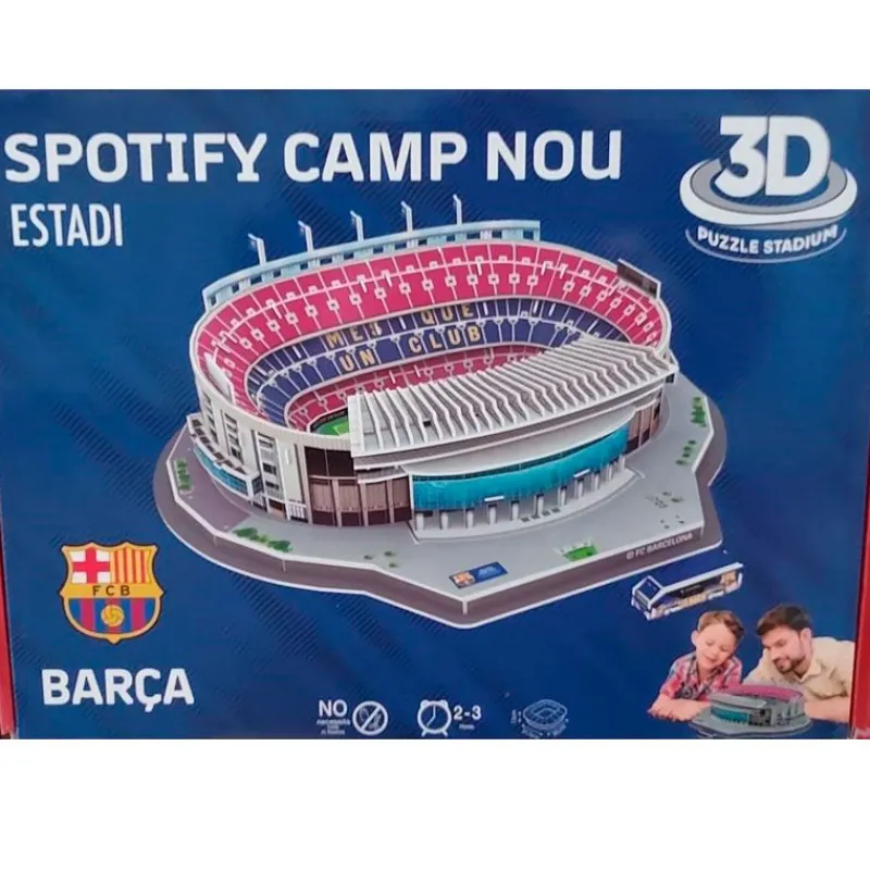 BANDAI Juegos De Construcción|Puzzles Y Construcciones|F.C. Barcelona Estadio Spotify Camp Nou Puzzle 3D