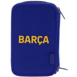 SAFTA F.C. Barcelona Estuche Triple Completo- Escolar