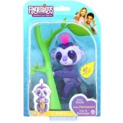 JUGUETRONICA Fingerlings Bebé Perezoso Lila- Robots