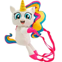 SELECCION DRIM Escolar|Fingerlings Mochila Unicornio de Peluche