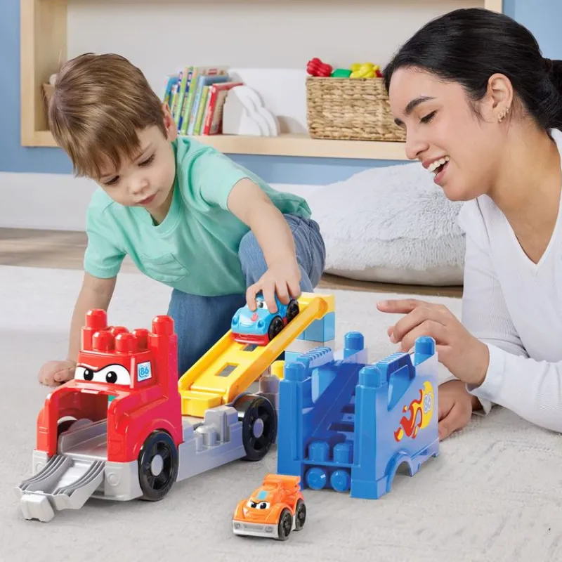 MEGABLOKS Puzzles Y Construcciones|First Builders Camión de Carreras