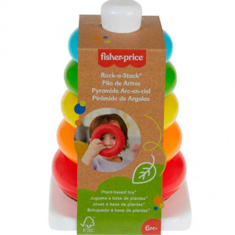 FISHER PRICE Primera Infancia Y Preescolar|Pirámide Balanceante ECO