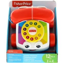 FISHER PRICE Teléfono Carita Divertida- Primera Infancia Y Preescolar