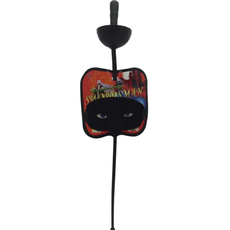 DRIM DISCOUNT Disfraces Y Complementos|Disfraces Y Complementos|Florete Negro con Antifaz