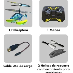 BIZAK Flybotic Aqua Blaze Helicóptero R/C- Helicópteros Y Aviones