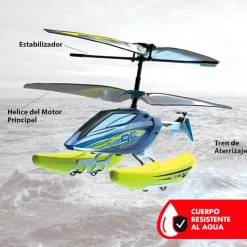 BIZAK Flybotic Aqua Blaze Helicóptero R/C- Helicópteros Y Aviones