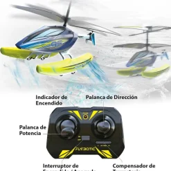 BIZAK Flybotic Aqua Blaze Helicóptero R/C- Helicópteros Y Aviones