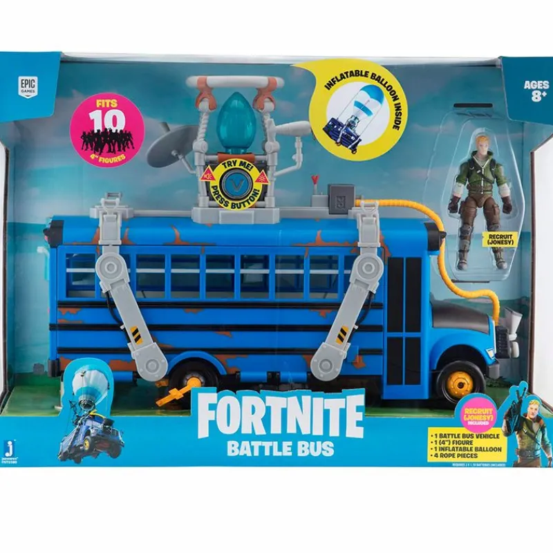 SELECCION DRIM Fortnite Super Autobús de Batalla- Figuras Y Figuras De Acción