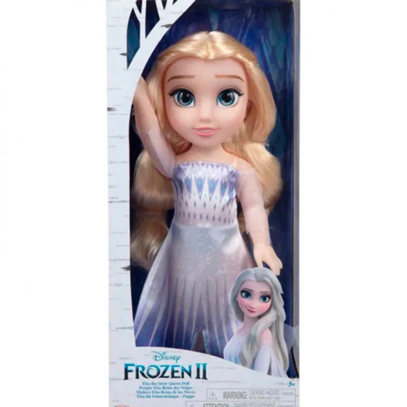 JAKKS PACIFIC Frozen 2 Muñeca Elsa Reina de las Nieves- Muñecas