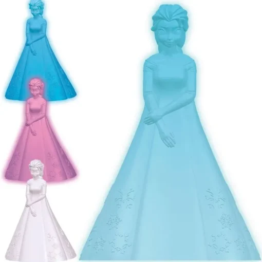 LEXIBOOK Decoración Infantil|Electrónicos|Frozen Elsa Lámpara de Compañia