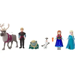 MATTEL Frozen Mini Libro con Figuras- Muñecas