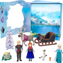 MATTEL Frozen Mini Libro con Figuras- Muñecas
