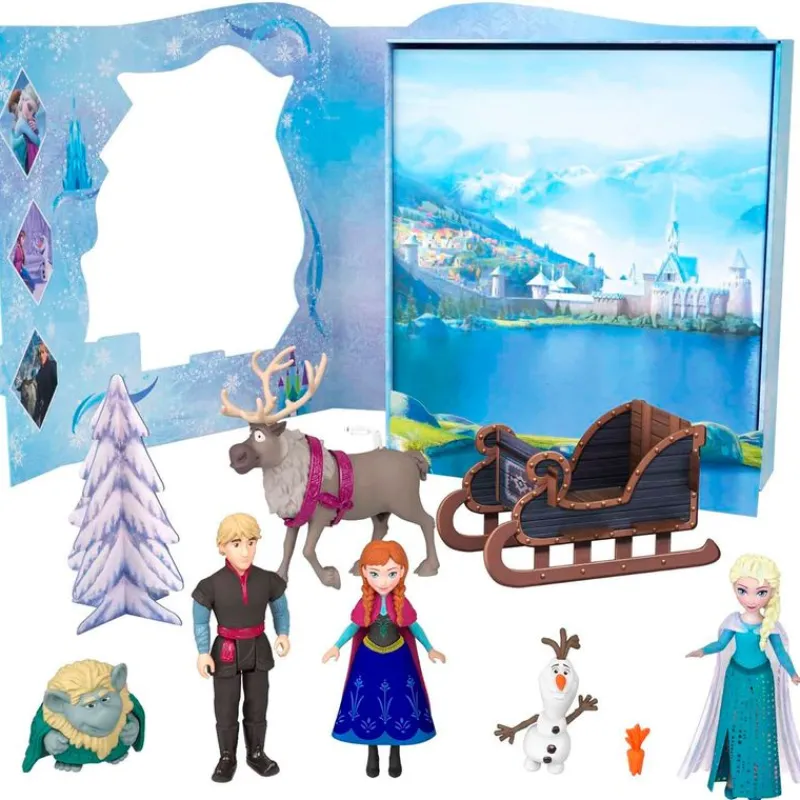 MATTEL Frozen Mini Libro con Figuras- Muñecas