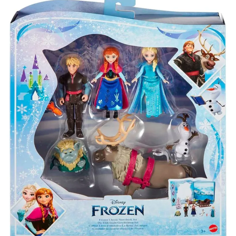 MATTEL Frozen Mini Libro con Figuras- Muñecas