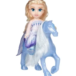JAKKS PACIFIC Frozen Muñeca Elsa con Nokk- Muñecas