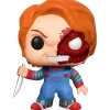 FUNKO POP Halloween|Funko Películas Y Series|! Chucky Media Cara Dañada
