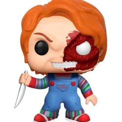 FUNKO POP Halloween|Funko Películas Y Series|! Chucky Media Cara Dañada