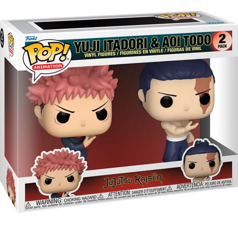 FUNKO POP Halloween|Funko Anime|! Jujutsu Kaisen Pack Itadori & Todo