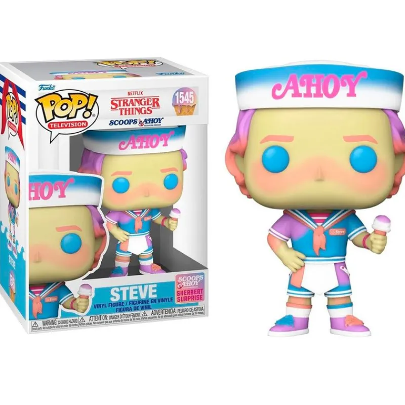 FUNKO POP ! Stranger Things Steve Scoops Ahoy- Funko Películas Y Series|Halloween