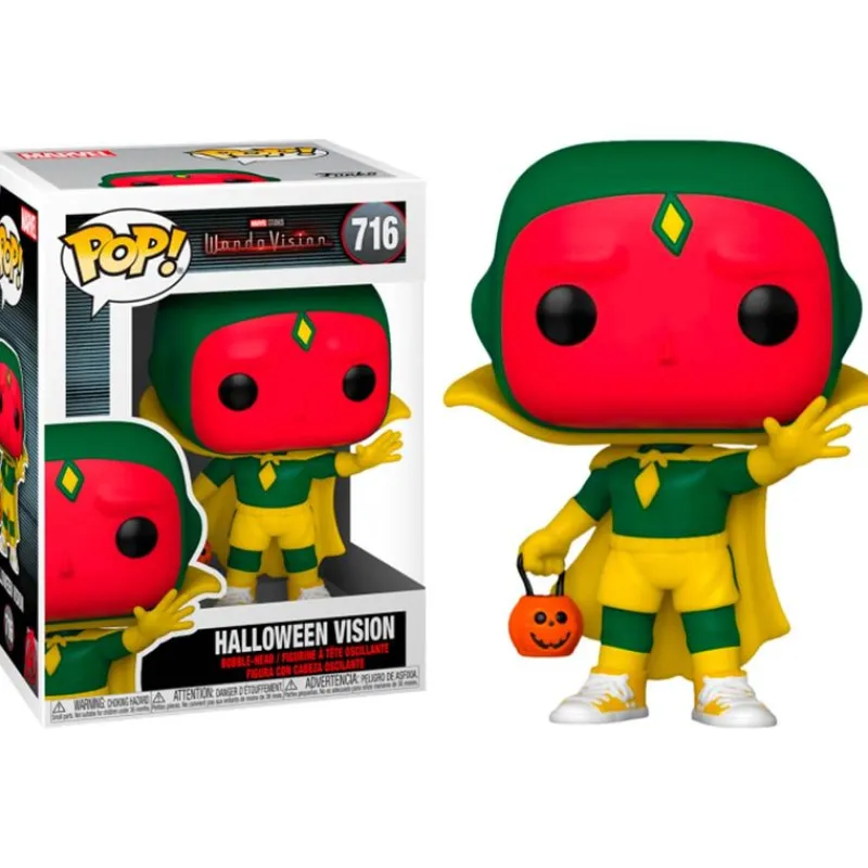 FUNKO POP Funko Marvel|Halloween|Wandavision Vision Versión Halloween
