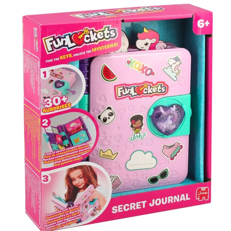 DISET Funlockets Mi Diario Secreto- Escolar|Manualidades