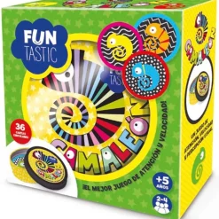 SELECCION DRIM Juegos Y Juguetes Educativos|Funtastic Camaleón Juego Cartas