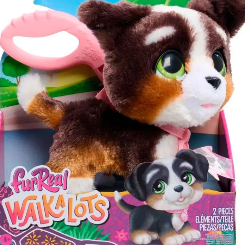 JUST PLAY Electrónicos|Muñecas|Furreal Friends Walkalots Bernedoodle Interactivo