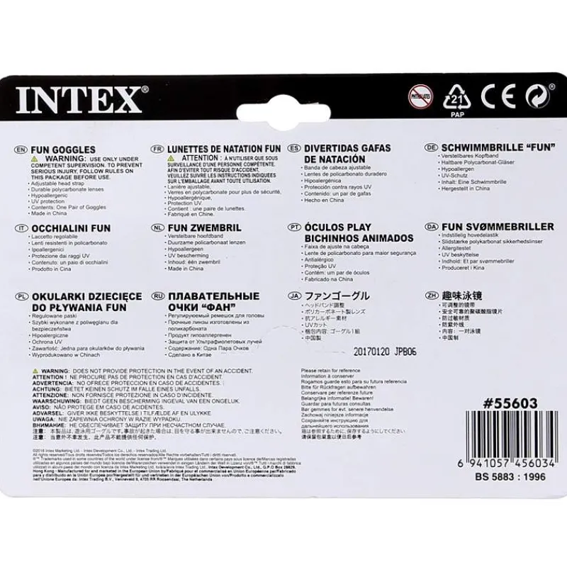 DRIM DISCOUNT Aire Libre|Gafas de Piscina con Forma de Pez