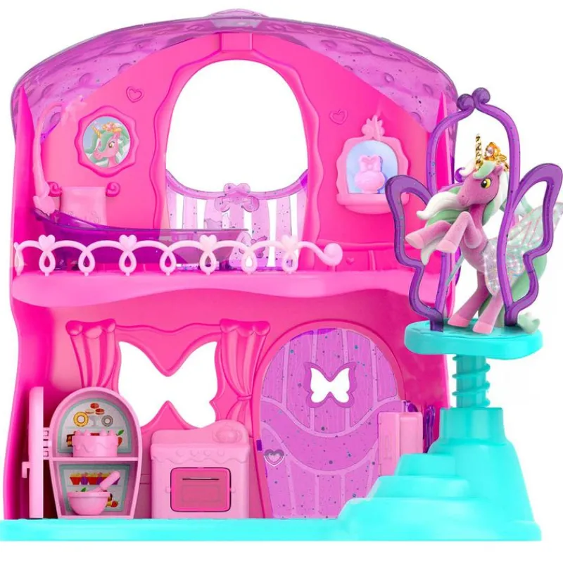 SELECCION DRIM Figuras Y Figuras De Acción|Galupy Unicornio Casa de Mariposa