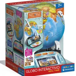 CLEMENTONI Globo Terráqueo Digital Real Time- Escolar