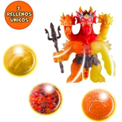 BANDAI Figuras Y Figuras De Acción|Goo Jit Zu King Lava Fury