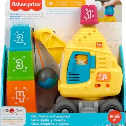 FISHER PRICE Primera Infancia Y Preescolar|Grúa Cuenta y Apila