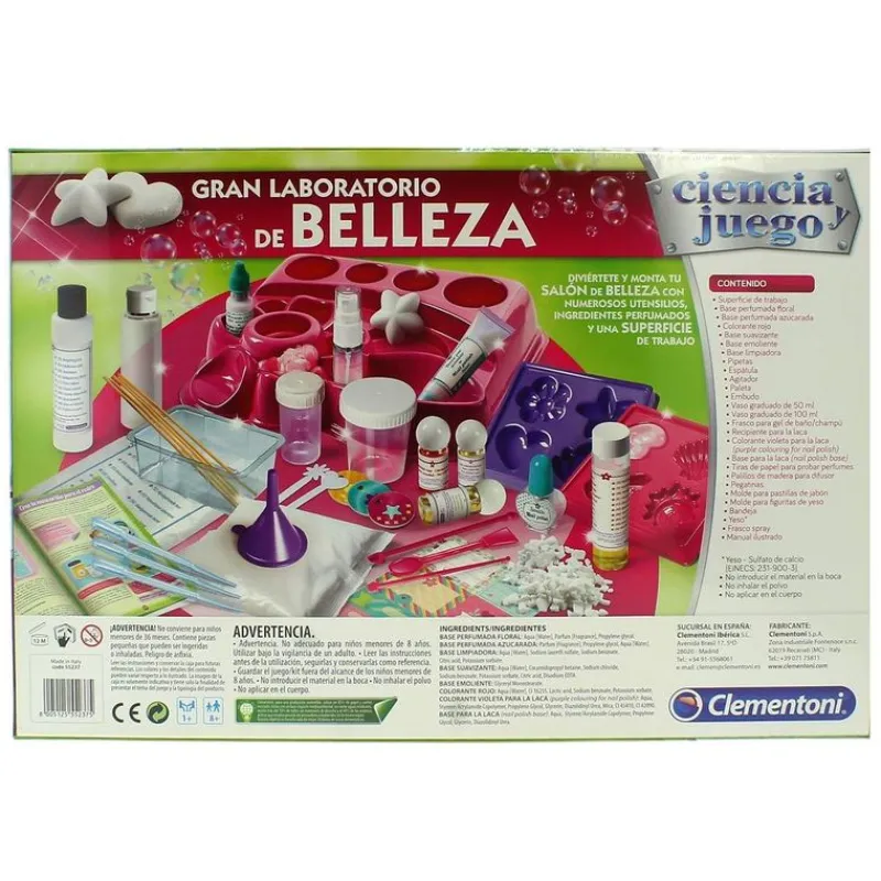 CLEMENTONI Gran Laboratorio de Belleza- Juegos Y Juguetes Educativos