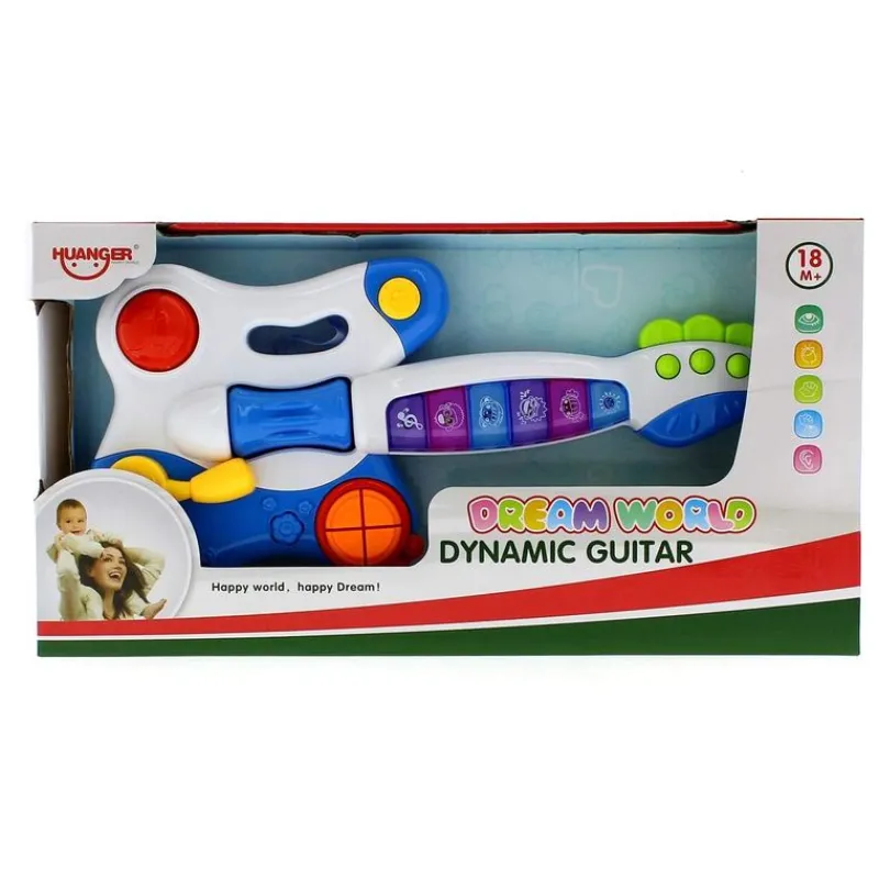 DRIM DISCOUNT Instrumentos Musicales|Guitarra Infantil Musical Azul