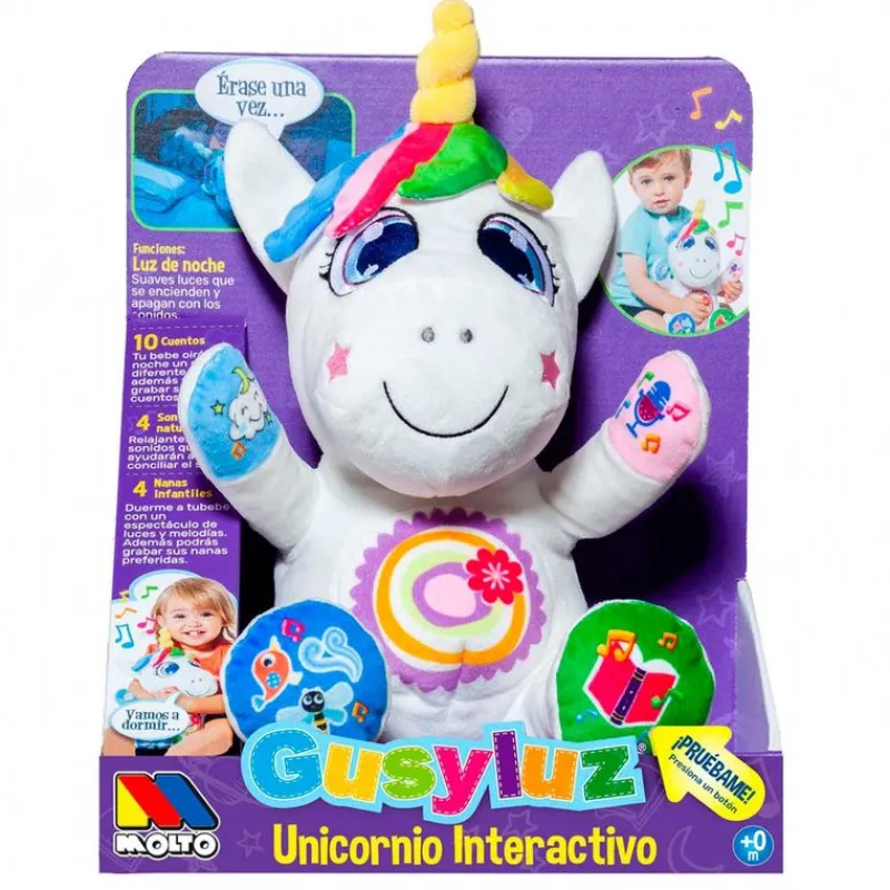 MOLTO Gusyluz Unicornio Interactivo- Primera Infancia Y Preescolar