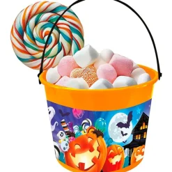 FIESTAS GUIRCA Halloween Cesta para Truco o Trato- Halloween