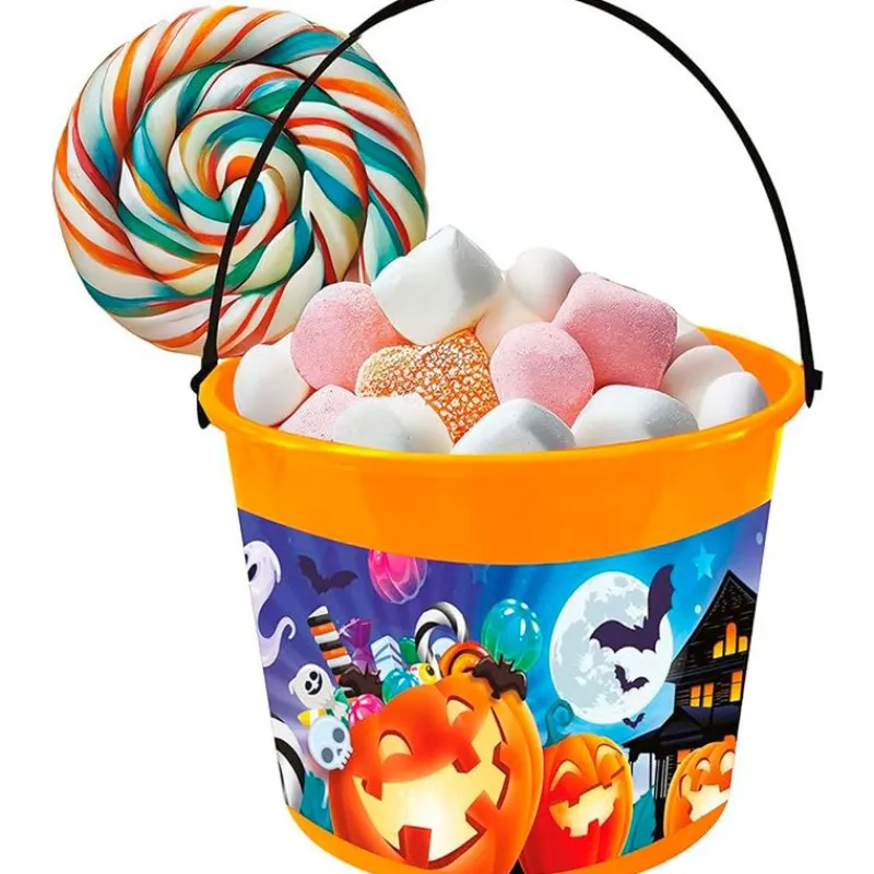 FIESTAS GUIRCA Halloween Cesta para Truco o Trato- Halloween